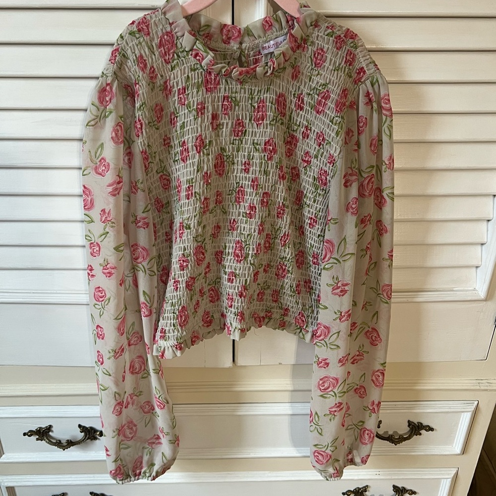 Crop top Longsleeve blouse